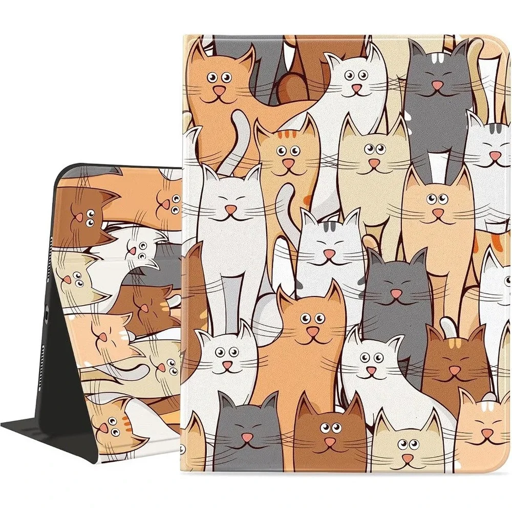 Cute Cat Pad Case for 11 Inch iPad Air(2024)/10.9 Inch iPad Air 4/Air 5